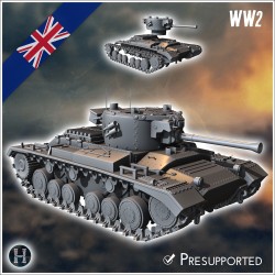 Pack de véhicules Anglais 39-45 No. 1 (char d'infanterie Valentine)