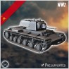 Russian tanks pack No. 2 (KV and variants)