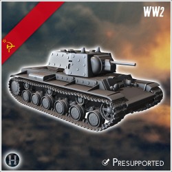 Russian tanks pack No. 2 (KV and variants)