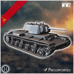 Russian tanks pack No. 2 (KV and variants)