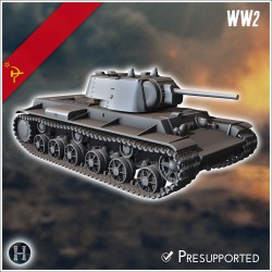 Russian tanks pack No. 2 (KV and variants)