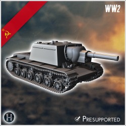 Russian tanks pack No. 2 (KV and variants)