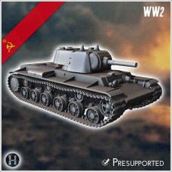 Russian tanks pack No. 2 (KV and variants)