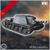 Russian tanks pack No. 2 (KV and variants)