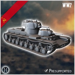 Russian tanks pack No. 2 (KV and variants)