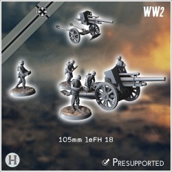 German WW2 guns and howitzers pack No. 1