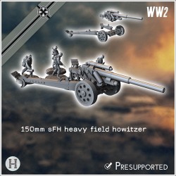 German WW2 guns and howitzers pack No. 1