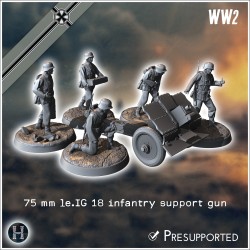 German WW2 guns and howitzers pack No. 1