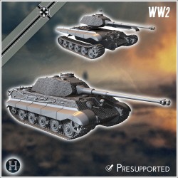 Pack allemand WW2 No. 10 - Tiger II et variantes