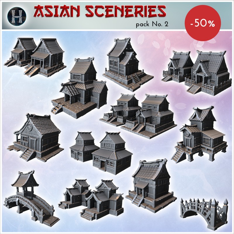 Asian sceneries pack No. 2