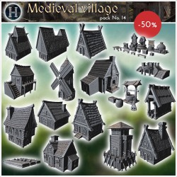 Medieval village pack No. 14