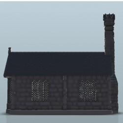 Viking stone fancy house