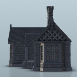 Viking stone fancy house