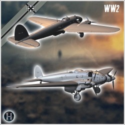 World War II aircrafts pack No. 1