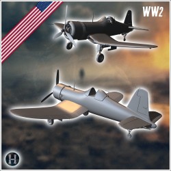 World War II aircrafts pack No. 1