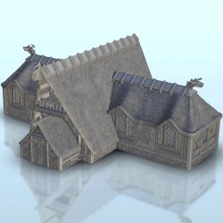 Viking wooden palace |  | Hartolia miniatures
