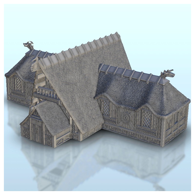 Viking wooden palace |  | Hartolia miniatures