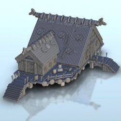 Bâtiment portuaire viking