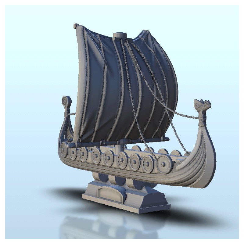Viking drakkar war longship |  | Hartolia miniatures