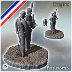 French napoleonic officers with map 6