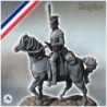 Napoleonic Hussar French cavalryman marching with musket (16)