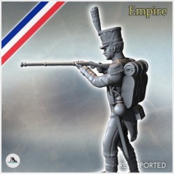 French Napoleonic infantry soldier firing standing (19)