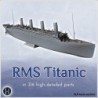 RMS Titanic paquebot britannique (316 pièces détaillées) (version résine SLA)