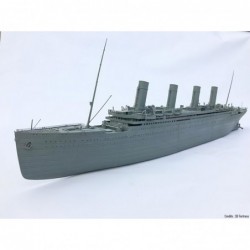 RMS Titanic paquebot britannique (316 pièces détaillées) (version résine SLA)