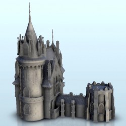 Château gothique avec tour 14