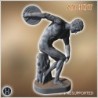 ' Discobolus '' by Myron Classical ancient Greek statue (Museo Nazionale Romano, Rome)