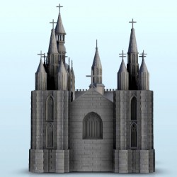 Gothic church with bell tower 15