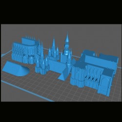 Gothic church with bell tower 15 |  | Hartolia miniatures