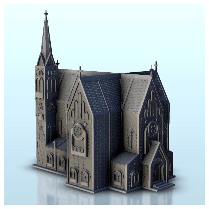 Gothic chapel with bell tower 17 |  | Hartolia miniatures