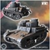 M2A2 Light Tank (combat damaged version)