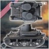 M2A2 Light Tank (combat damaged version)