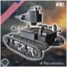 M2A4 Light Tank (combat damaged version)