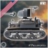 M2A4 Light Tank (combat damaged version)