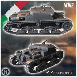 Semovente M41 da 75/18 (combat damaged version)