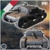 Semovente M41 da 75/18 (combat damaged version)