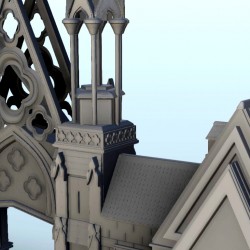 Gothic building with sophisticated arch 19