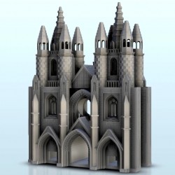 Gothic arch with double towers |  | Hartolia miniatures