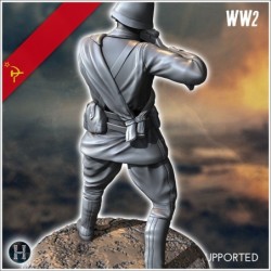 Set of five Soviet Russian Red Army soldiers (WW2 USSR) (with Mosin-Nagant + PPSh-41) (5)