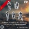 Set of five Soviet Russian Red Army soldiers (WW2 USSR) (with Mosin-Nagant + PPSh-41) (5)