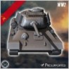 T-34-85 M1945 (with bedspring up-armour)