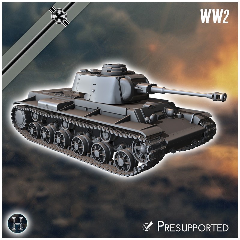 KV-IB 755(r) 1942 7.5cm Kwk 40L-43 Panzerkampfwagen