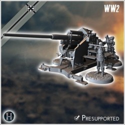 128 mm FlaK 40 heavy anti-aircraft gun (with 5 crews)