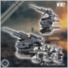 128 mm Flak 40 Flakzwilling heavy anti-aircraft gun (with 5 crews)