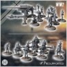 88 mm 8,8 Flak 36 German anti-aircraft and anti-tank gun (with 11 crew figures)