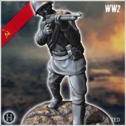 Set of five Soviet Russian Red Army soldiers (WW2 USSR) (with Mosin-Nagant + PPSh-41) (4)