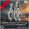 Set of five Soviet Russian Red Army soldiers (WW2 USSR) (with Mosin-Nagant + PPSh-41) (4)